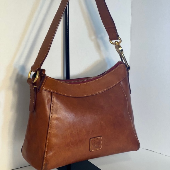 Vintage Dooney & Bourke 1975 Tan Leather Hobo Bag     RARE! - Picture 4 of 16